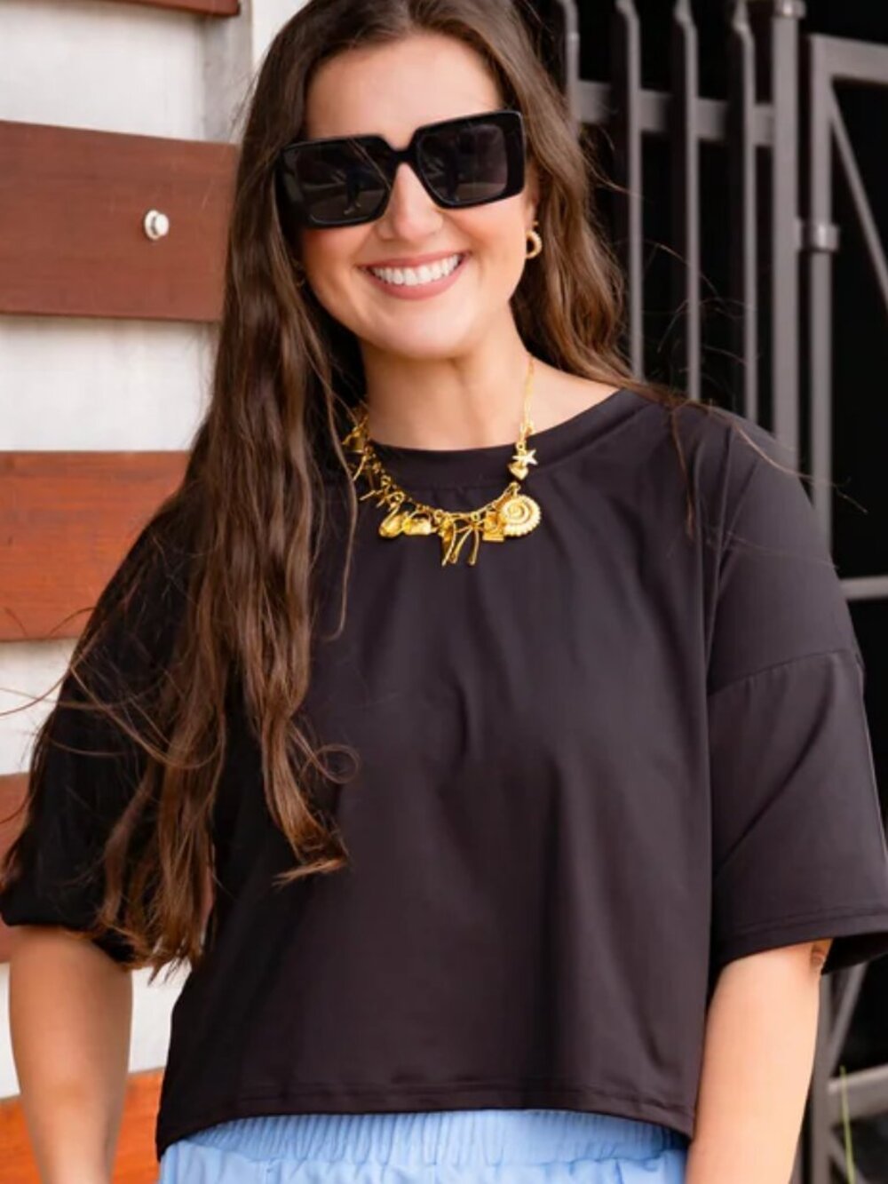 The Buckley Ash Lite Crop Tee